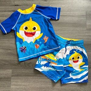Baby Shark Boys Bathing Suit Set